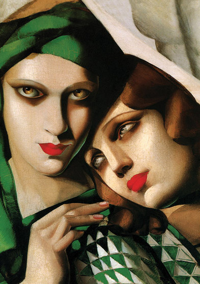 AC33 - The Green Turban by Tamara De Lempicka Greetings Card